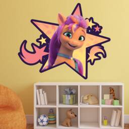 My Little Pony Wall Sticker - A New Generation Sunny Jumping Through Decal Kids Art - thumbnail 1