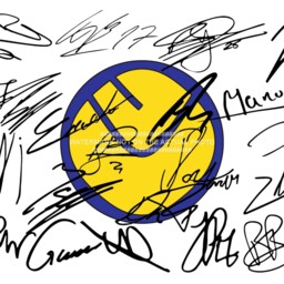 2025 Squad Signed Leeds United Autograph Print Photo Framed Option Smiley Badge - thumbnail 2