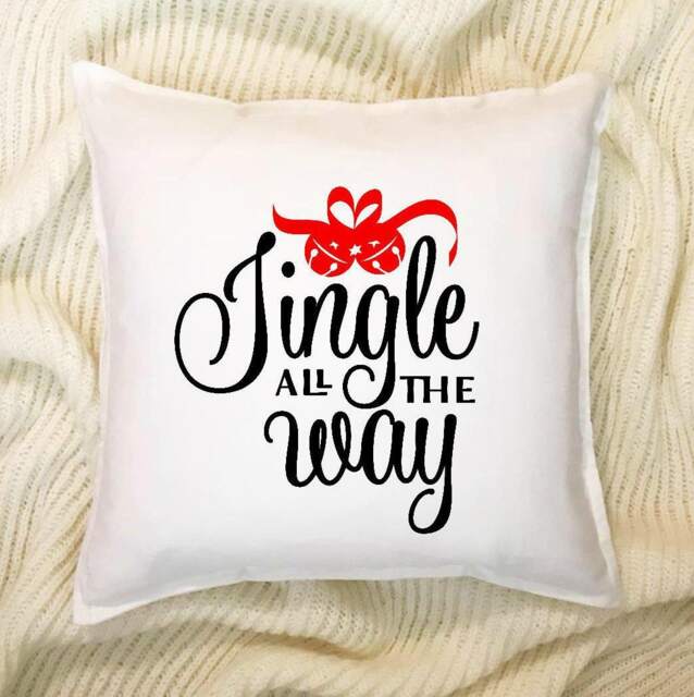 Jingle All The Way Pillow Cover Christmas Home Decor
