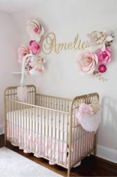 Custom Nursery Decor For Baby & Kids Shower Gift Room Wooden Wall - thumbnail 2