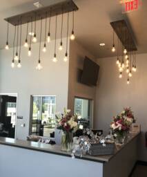 Pendant Light Large Rustic Chandelier - 14 Lights Grey Reclaimed Wood Rustic Lighting Dining Chandelier Modern Ceiling