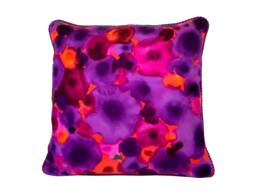 Splash Small Scarf Pillow - Purple/Red