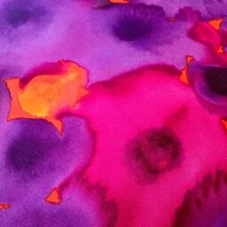 Splash Small Scarf Pillow - Purple/Red - thumbnail 4
