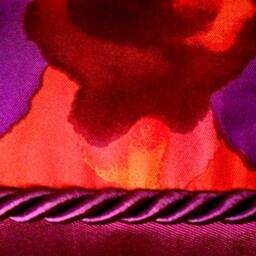 Splash Small Scarf Pillow - Purple/Red - thumbnail 3
