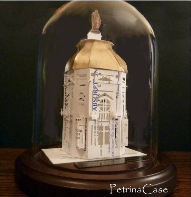 Notre Dame Dome Business Card Sculpture -Design 1157 - image 1