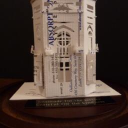 Notre Dame Dome Business Card Sculpture -Design 1157 - thumbnail 3