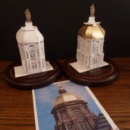 Notre Dame Dome Business Card Sculpture -Design 1157 - thumbnail 2