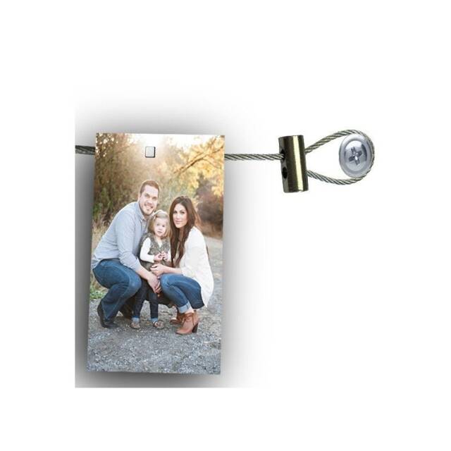 Magnetic Photo Display Kit Steel Cable & Magnets, Art Hanging - image 1