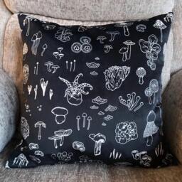 Fungi Specimens - Velvet Throw Pillowcase - thumbnail 1