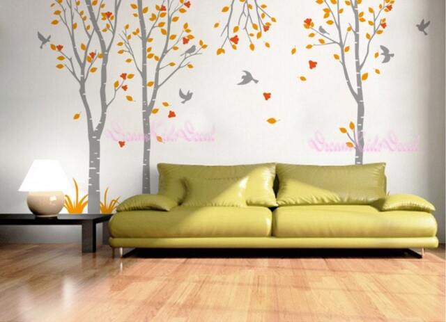 Birch Tree Wall Decals, Nature Nursery Decor - image 1