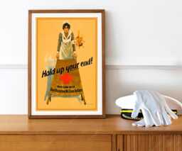 Reprint Of A Vintage Ww1 Nurses Poster - Hold Up Your End - thumbnail 1