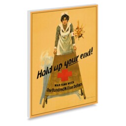 Reprint Of A Vintage Ww1 Nurses Poster - Hold Up Your End - thumbnail 2