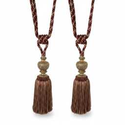 2x Florentine Medium Tieback - 85cm Embrace Tassel Pair - thumbnail 1