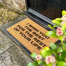 I Wish You The Best For Rest Of Your Life - Billie Eilish Lyric Doormat Merch Hit Me Hard & Soft Album Decor - thumbnail 3