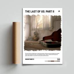 The Last Of Us Part 2 - 2020 Poster - Video Game Wall Art Print Gaming Gift A5-A4-A3-A2-A1 Unframed Canvas For Frame Or Hanger - thumbnail 3