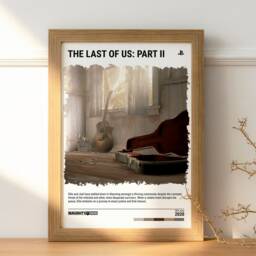 The Last Of Us Part 2 - 2020 Poster - Video Game Wall Art Print Gaming Gift A5-A4-A3-A2-A1 Unframed Canvas For Frame Or Hanger - thumbnail 2