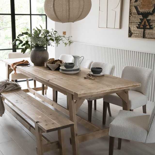 Reclaimed Wood Dining Table - Rustic Farmhouse Andersson - image 1