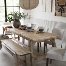 Reclaimed Wood Dining Table - Rustic Farmhouse Andersson - thumbnail 1
