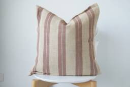 Gray Brown Dot Block Print Mudcloth Hmong Pillow Case - thumbnail 1