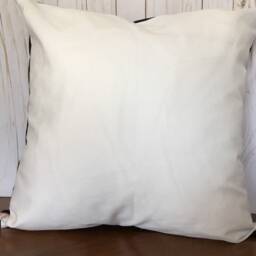 Valentine Pillow Cover Black Twill With Buffalo Check Love - 20x20 - thumbnail 2