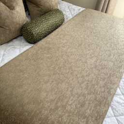 Elegant Gold Bed Runner, Cover, Luxury Throw Scarf Comforter, Double - King Size Bedcover Bedding Blake - thumbnail 4