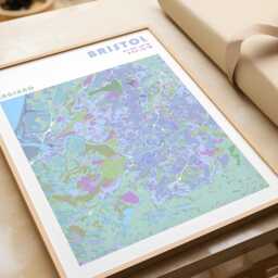 Bristol Travel Poster in Different Sizes & Frame Options - Wall Art - thumbnail 3