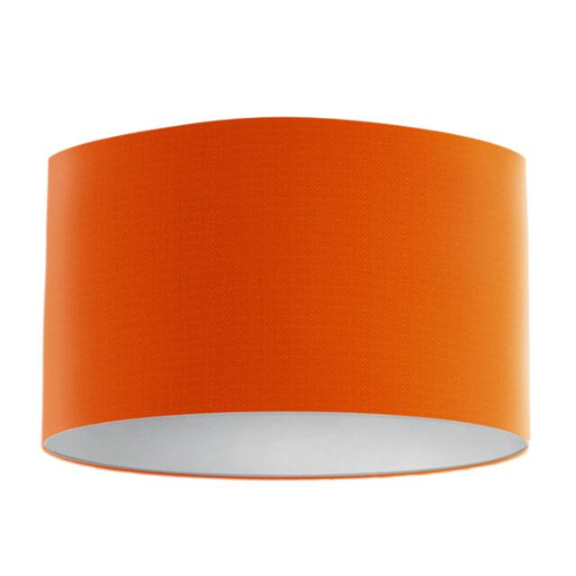 Orange Lampshade With 100% Cotton Fabric, Handmade Lampshades, Table Ceiling Lamp Shades, Orange - image 1