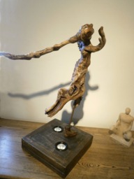 "Driftwood Lamp Sculpture " - thumbnail 1