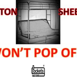 Won't Pop Off Futon, Full Size Sheets, Turquoise, Royal Blue, Navy Blue - thumbnail 2