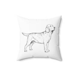 Labrador Retriever Spun Polyester Square Pillow - thumbnail 1