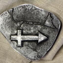 Sagittarius Horoscope Symbol Bas Relief Astrologic Zodiac Sign Small Sculpture Wall Art Original Birthday Gift Gold Silver Home Office Decor - thumbnail 2