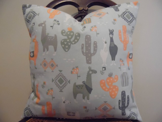Closeout Alpaca Tribe.cactus.sea Foam Green.greens.peach.greys.pillow Cover.nursery Decor.southwestern.slip Covers.tribe.pillows - image 1