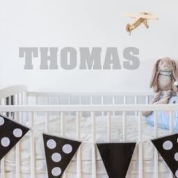 Boys Personalised Wall Sticker - Tattoo Art Quote Home Decor Decals Boy Baby Nursery - thumbnail 1