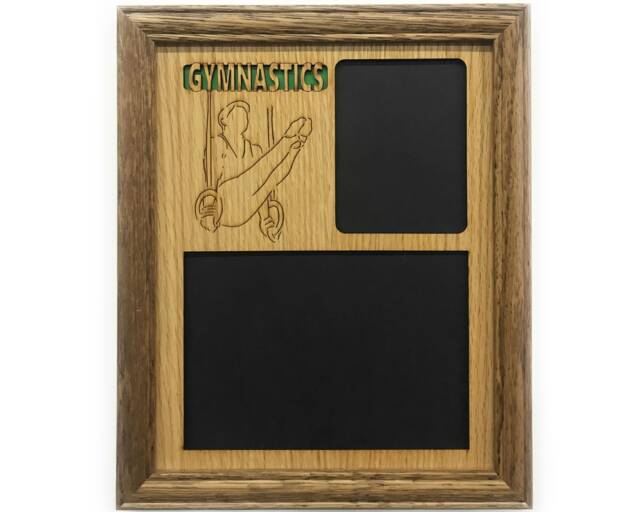 Gymnastics Picture Frame - 8x10 Holds 5x7 & 3x4 Photos - image 1