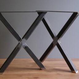 x Table Legs - Set Of 2 - Desk Base Diy Metal Pieds De Table Tischbeine High Quality - thumbnail 2