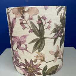 Orchid Purple Linen Lampshade Made To Order in Various Sizes & Linings - thumbnail 4
