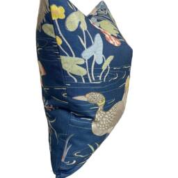 Lee Jofa Luzon Print Sapphire Cushion Pillow Double Sided - thumbnail 3
