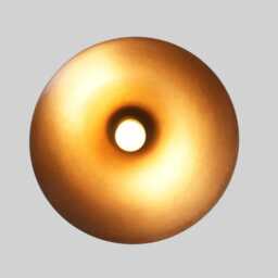 Mid Century Modern Raw Brass Finish Customizable Lighting Pendent Light - thumbnail 2