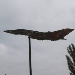 Rusty Metal Tornado Aircraft Garden Decoration, Aviation Gift - thumbnail 1