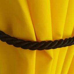 "1 Single Luxury Handmade Black Window Treatment Decor Curtain Tie Drapery Pull Back Cord/Rope 36"" Long/ 1/2" - thumbnail 2