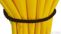 "1 Single Luxury Handmade Black Window Treatment Decor Curtain Tie Drapery Pull Back Cord/Rope 36"" Long/ 1/2"