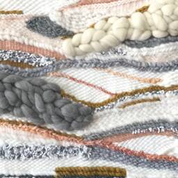 Wall Decor Custom Woven Hanging Boho Fibre Art Tapestry, Personalised Colours - thumbnail 2