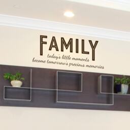Family Today's Little Moments Quote - Wall Decal Custom Vinyl Art Stickers - thumbnail 1