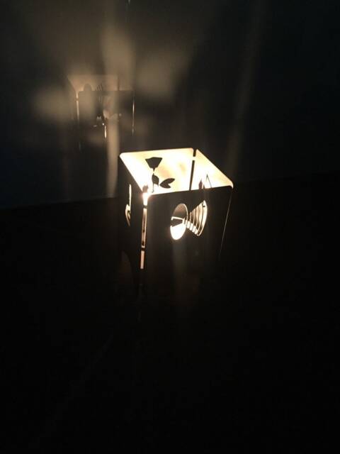 Depeche Mode-style Tealight Holder/Table Lantern - image 1