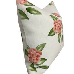 Schumacher Casablanca Floral Indoor/Outdoor Garnet Double Sided Cushion Covers Pillow - thumbnail 3