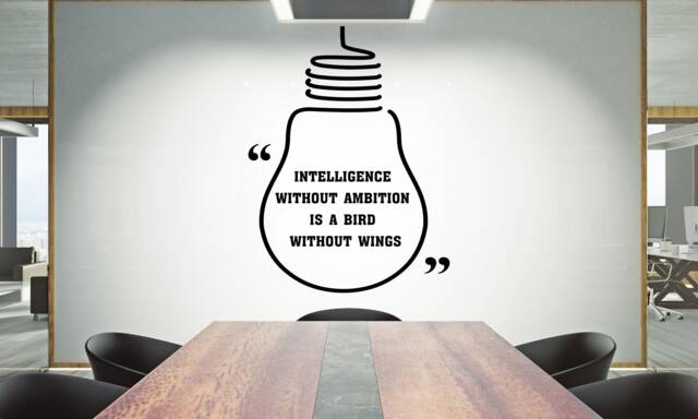 Teamwork Quote Wall Decal Inspirational Office Decor 2382Re - image 1