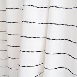 Beautiful , Classic Black & White Striped Curtain Panels 48x84 48x96 48x108 54x84 54x96 54x108 Or Custom Sizes - thumbnail 1