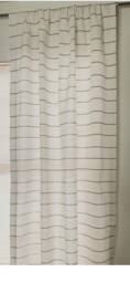 Beautiful , Classic Black & White Striped Curtain Panels 48x84 48x96 48x108 54x84 54x96 54x108 Or Custom Sizes - thumbnail 2