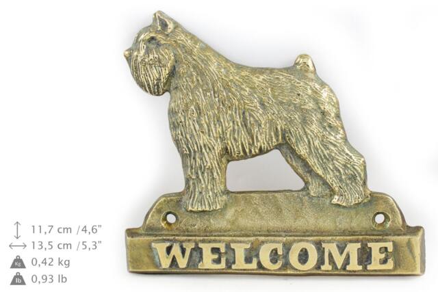 Bouvier Des Flandres, Dog Welcome, Hanging Decoration, Limited Edition, Artdog - image 1