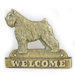 Bouvier Des Flandres, Dog Welcome, Hanging Decoration, Limited Edition, Artdog - thumbnail 2